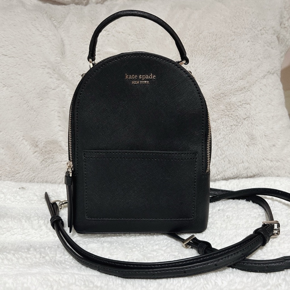 Kate Spade Black Mini Backpack